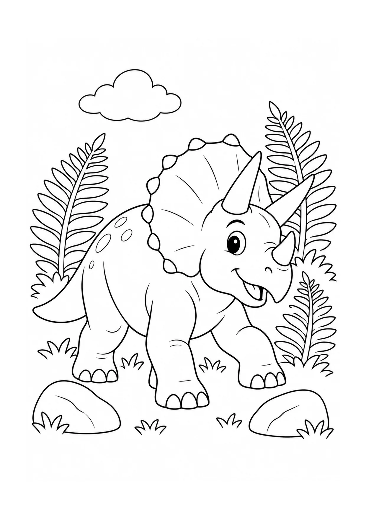 Dinosaur coloring pages - free printable coloring collection